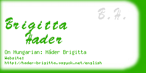 brigitta hader business card